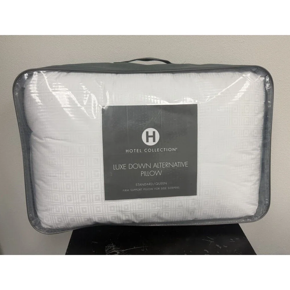 Hotel Collection Luxe Down-Alternative Firm Support Stand / Queen Pillow